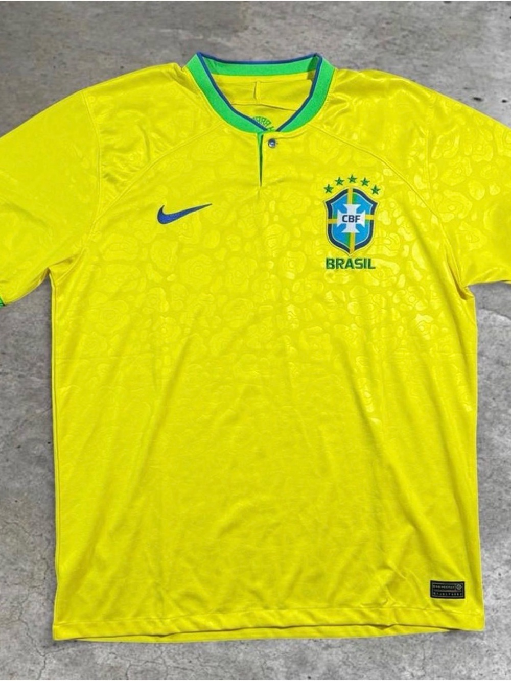 Nike Dri Fit Brazil CBF Soccer Jersey Men’s 2XL